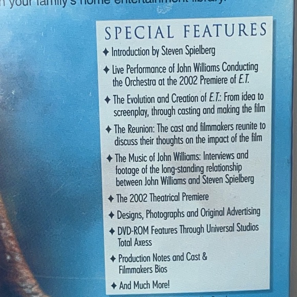 Vintage 2002 Et DVD New In Package Never Opened! - Picture 3 of 5